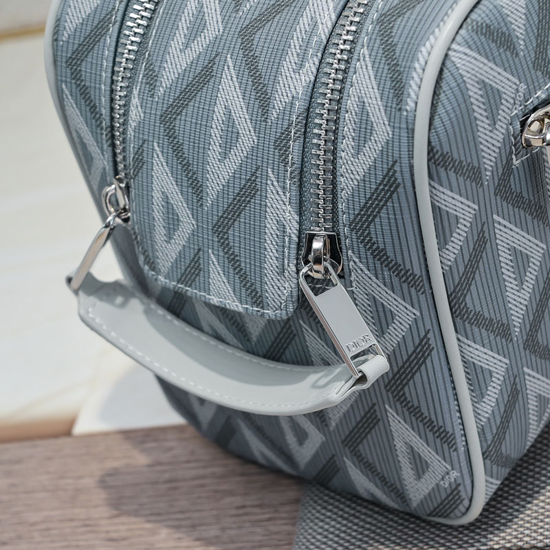 N品 DIOR ディオール ポーチ 2ESCA494CDP_H42E CD Diamond コーティング カーフスキン シルバー金具 激安優良店 - 画像 (5)