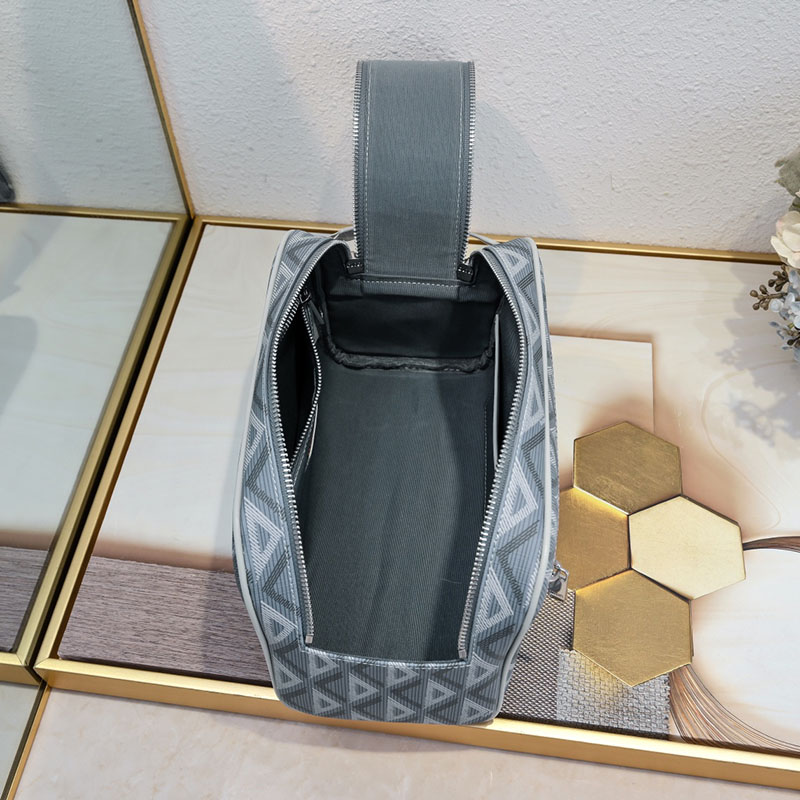 N品 DIOR ディオール ポーチ 2ESCA494CDP_H42E CD Diamond コーティング カーフスキン シルバー金具 激安優良店 - 画像 (3)