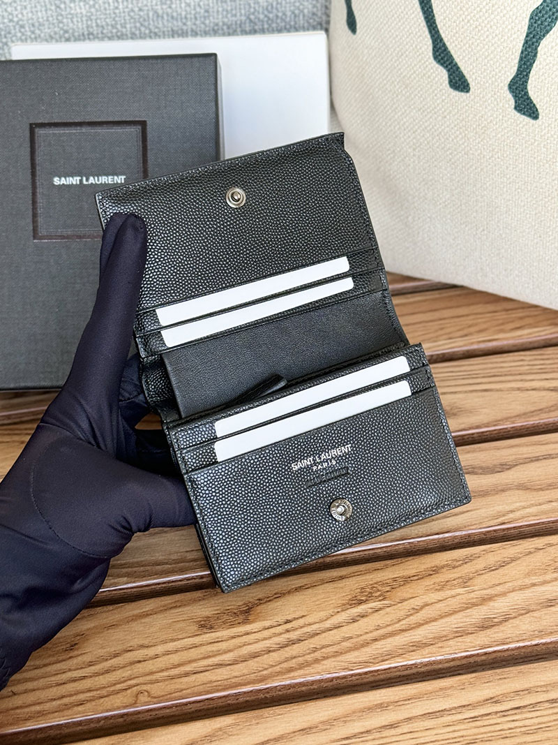 最高級サンローランスーパーコピー サンローラン 財布 ミニ モノグラム ウォレット ブラック 668290BOWA81000 牛革 ブラック金具 - 画像 (5)