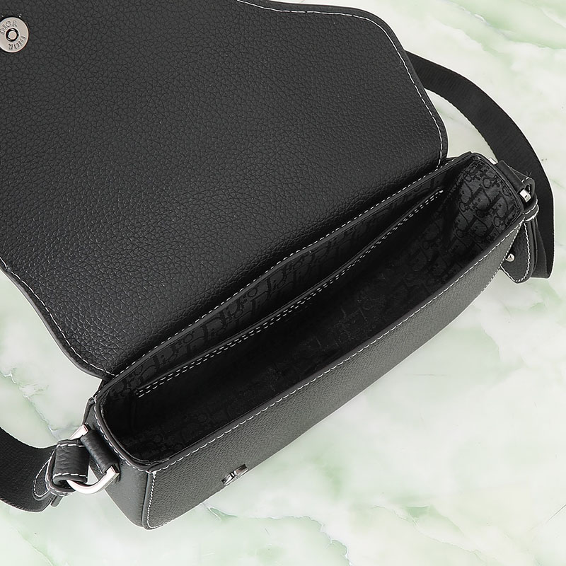 最高級ディオールスーパーコピー ディオールバッグコピー Saddle メッセンジャーバッグ 1ADPO325YKK_H00N 黒 ブラック カーフスキン 2024年秋の新作 - 画像 (3)