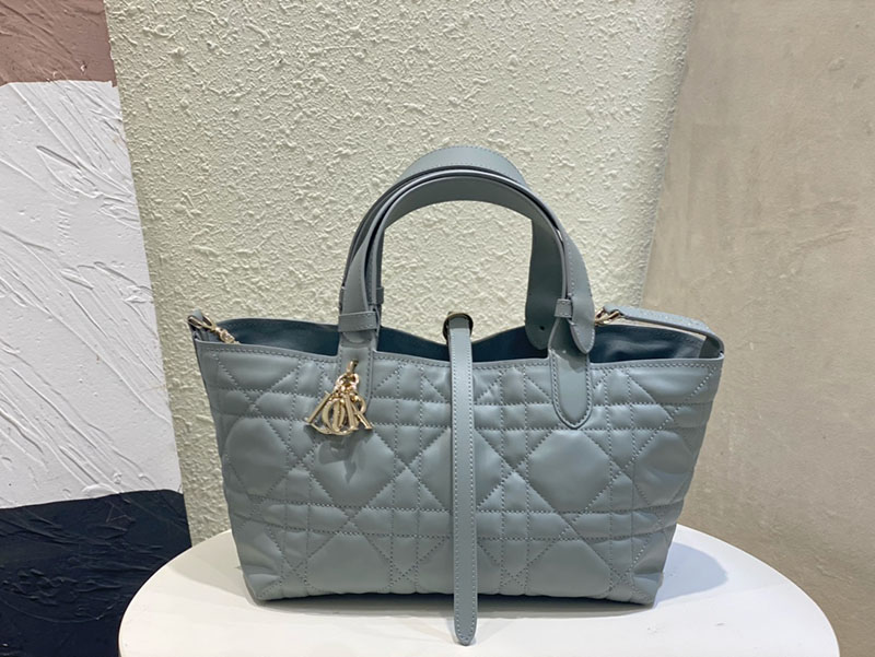 超N品 ディオールバッグコピー Dior Toujours バッグ スモール M2822OSHJ_M41G ストーングレー カーフスキン ゴールド金具 - 画像 (9)