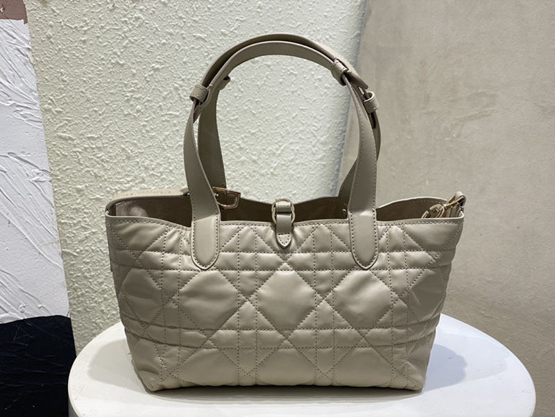 超N品 ディオールバッグコピー Dior Toujours バッグ スモール M2822OSHJ_M51U パウダーベージュ カーフスキン ゴールド金具 - 画像 (5)