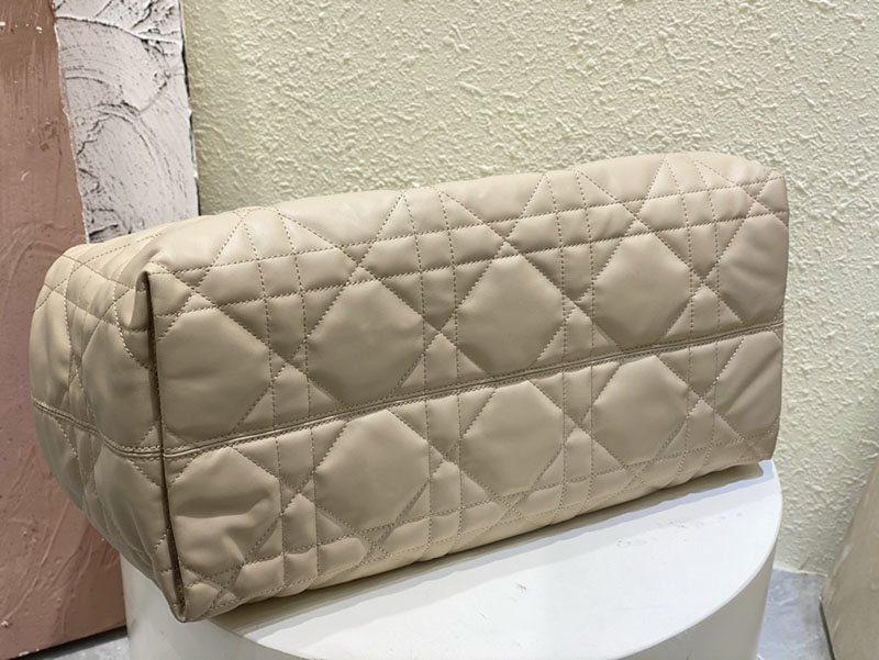 超N品 ディオールバッグコピー Dior Toujours バッグ ラージ M2820OSHJ_M51U パウダーベージュ カーフスキン ゴールド金具 - 画像 (5)