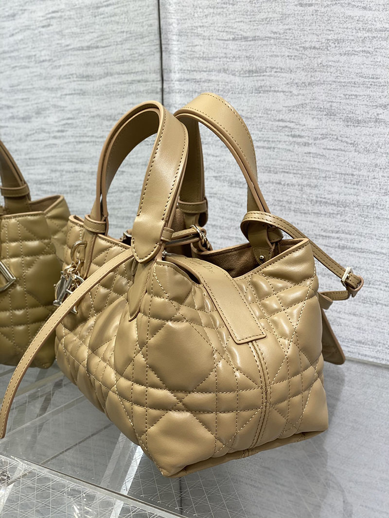 超N品 ディオールバッグコピー Dior Toujours バッグ スモール M2822OSHJ_M53U ブラウン カーフスキン ゴールド金具 - 画像 (6)