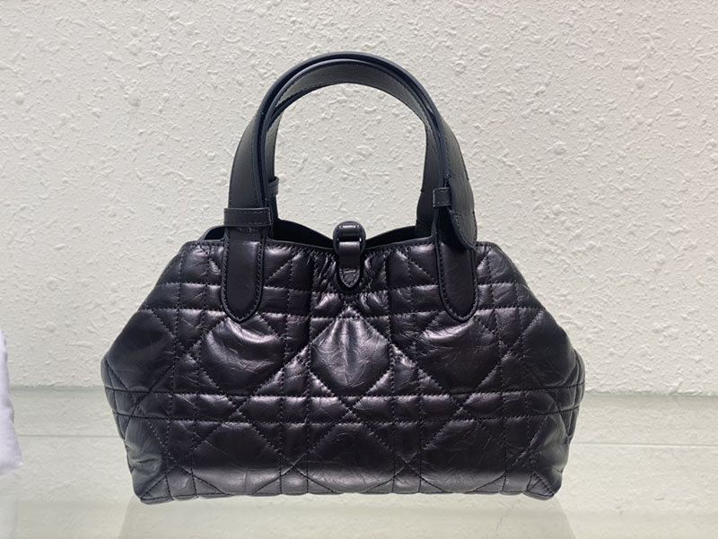 超N品 ディオールバッグコピー Dior Toujours バッグ スモール M2822SNIO_M900 黒 ブラック カーフスキン ブラック金具 - 画像 (5)