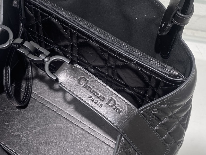 超N品 ディオールバッグコピー Dior Toujours バッグ スモール M2822SNIO_M900 黒 ブラック カーフスキン ブラック金具 - 画像 (2)