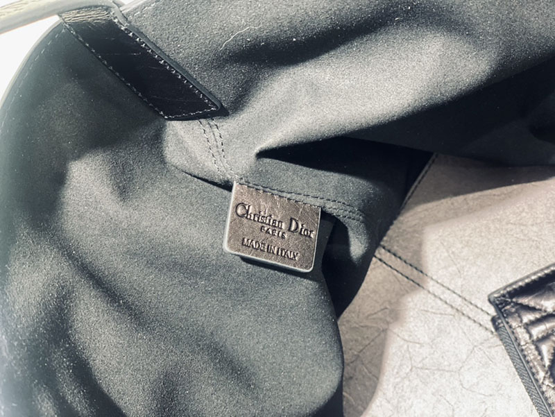 超N品 ディオールバッグコピー Dior Toujours バッグ ラージ M2820SNIO_M900 黒 ブラック カーフスキン ブラック金具 - 画像 (2)