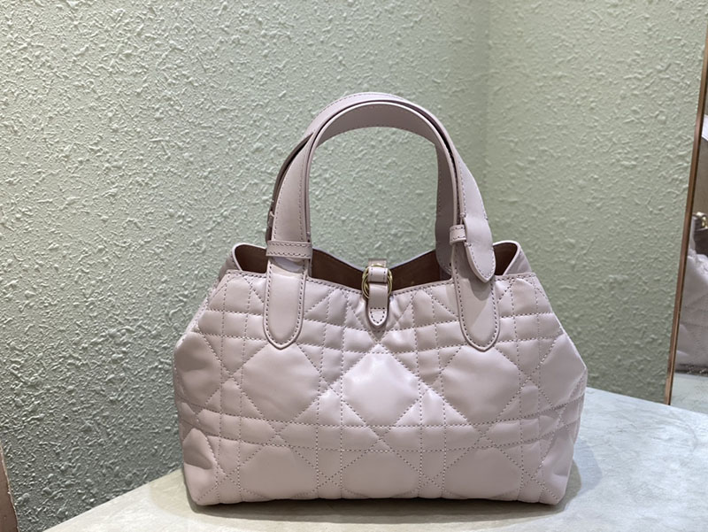 超N品 ディオールバッグコピー Dior Toujours バッグ スモール M2822OSHJ_M05N ピンク カーフスキン ゴールド金具 - 画像 (6)