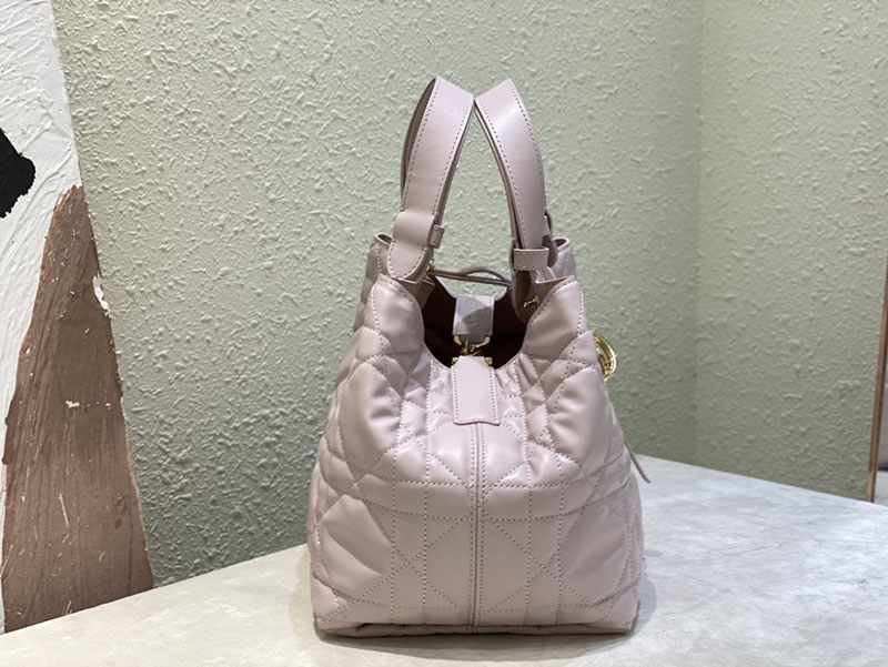 超N品 ディオールバッグコピー Dior Toujours バッグ ミディアム M2821OSHJ_M05N ピンク カーフスキン ゴールド金具 - 画像 (7)