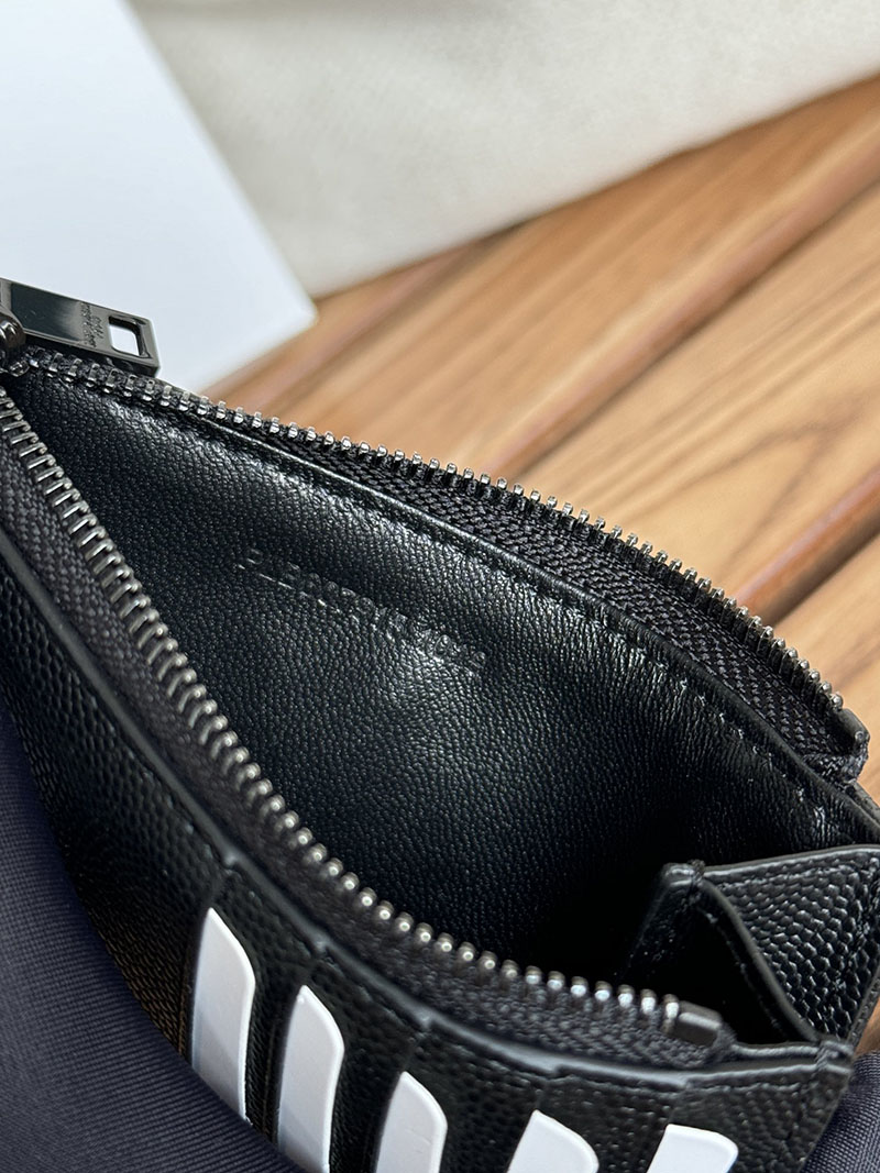 最高級サンローランスーパーコピー YSL モノグラム フラグメント ジップカードケース レディース ブラック 607915BOW081000 カーフスキンレザー ブラック金具 - 画像 (2)