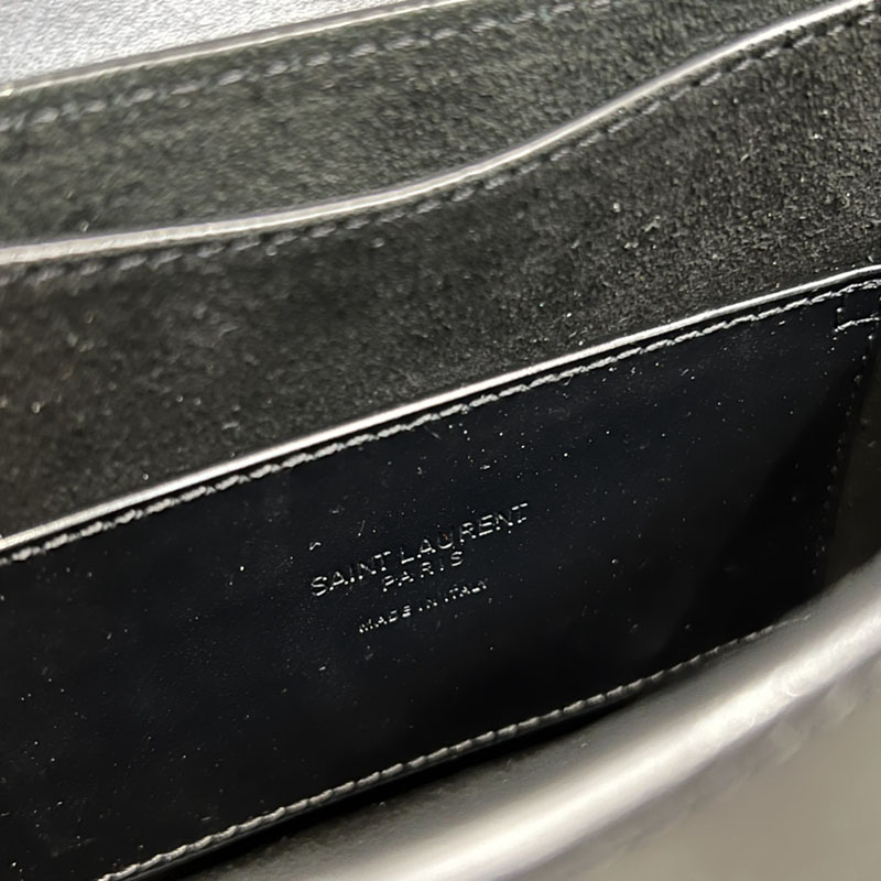 最高級サンローランスーパーコピー サンローランバッグコピー カイア ブラック 619740BWR0W1000 ラムスキン ゴールド金具 - 画像 (2)