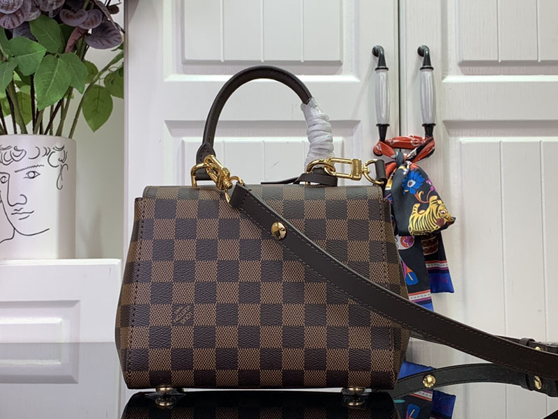 ルイヴィトン ホーボーバッグ 新作 クリュニー MINI ブラウン N00097 ダミエ・エベヌ キャンバス ゴールド金具 - 画像 (8)
