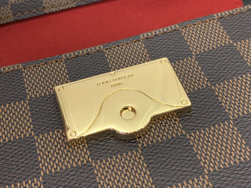 ルイヴィトン ホーボーバッグ 新作 クリュニー MINI ブラウン N00097 ダミエ・エベヌ キャンバス ゴールド金具 - 画像 (4)