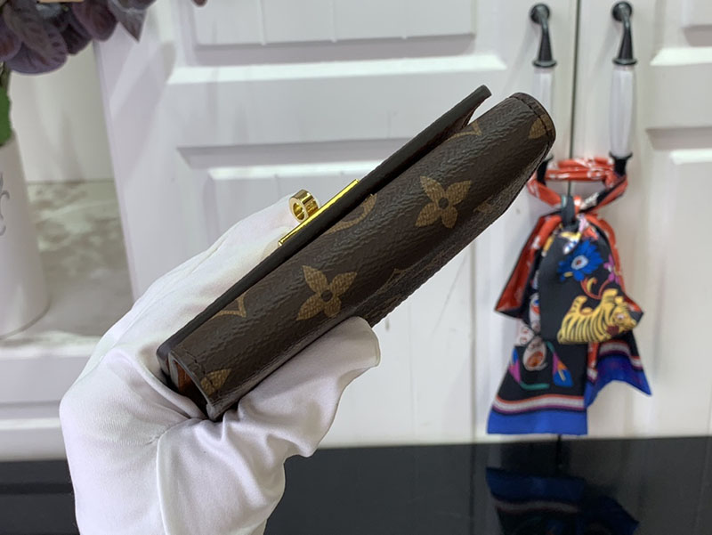 ルイヴィトン 財布 2025 新作 ポルトフォイユ・ヴィクトリーヌ グレージュ M82398 カーフレザー 三つ折り財布 レディース 人気 - 画像 (7)