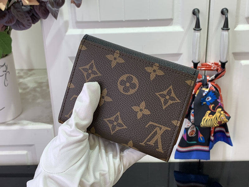 ルイヴィトン 財布 2025 新作 ポルトフォイユ・ヴィクトリーヌ ブラック M82640 カーフレザー 三つ折り財布 レディース 人気 - 画像 (8)