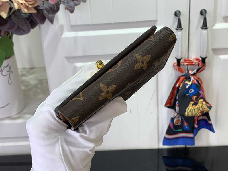 ルイヴィトン 財布 2025 新作 ポルトフォイユ・ヴィクトリーヌ ブラック M82640 カーフレザー 三つ折り財布 レディース 人気 - 画像 (7)