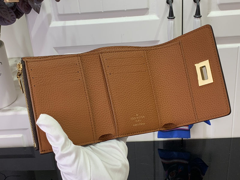 ルイヴィトン 財布 2025 新作 ポルトフォイユ・ヴィクトリーヌ ブラック M82640 カーフレザー 三つ折り財布 レディース 人気 - 画像 (3)