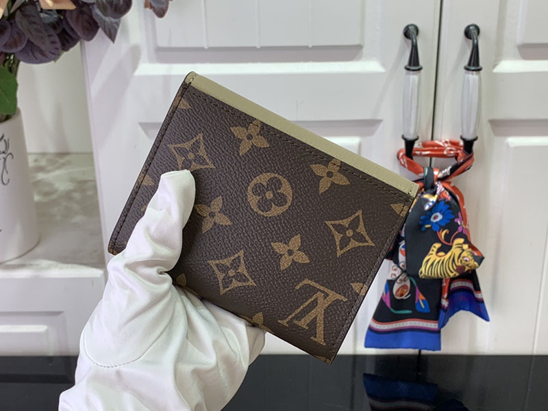 ルイヴィトン 財布 2025 新作 ポルトフォイユ・ヴィクトリーヌ クレーム M82399 カーフレザー 三つ折り財布 レディース 人気 - 画像 (8)
