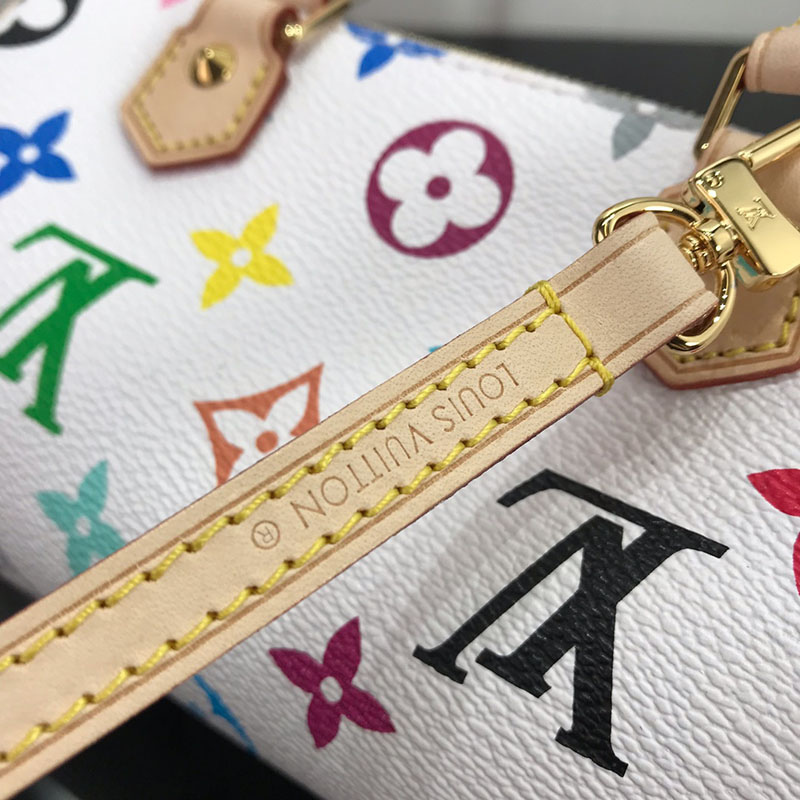ルイヴィトン ハンドバッグ 新作 ミニ・スピーディ ブロン/マルチカラー M92645 モノグラム・マルチカラー ミニバッグ 人気 - 画像 (5)