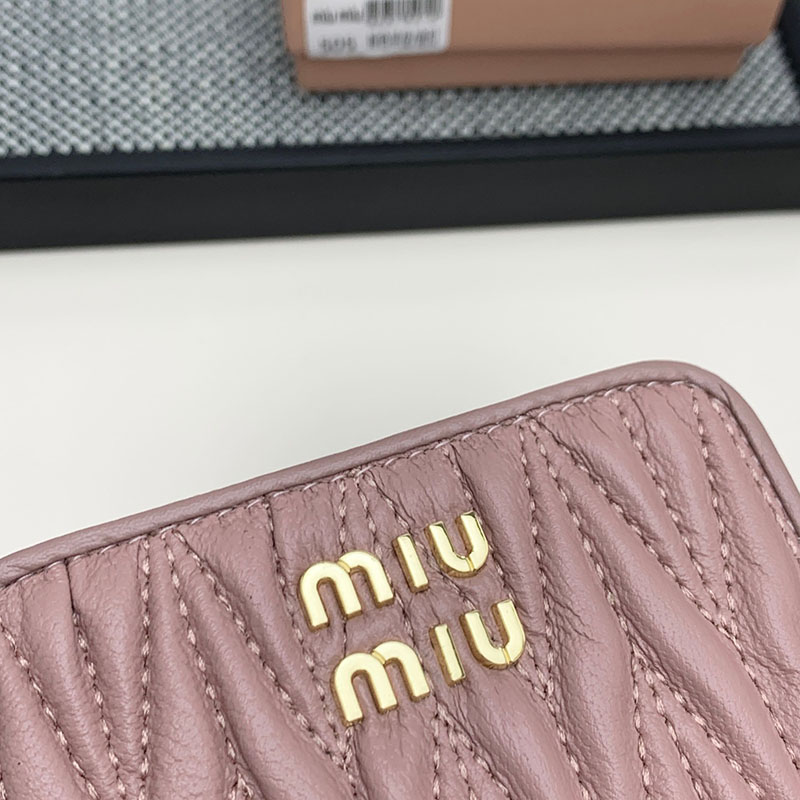 最高級MiuMiuスーパーコピー ミュウミュウ財布コピー マテラッセレザー 財布 ピンク 5ML522_2FPP_F0E18 ミニ財布 人気 - 画像 (7)