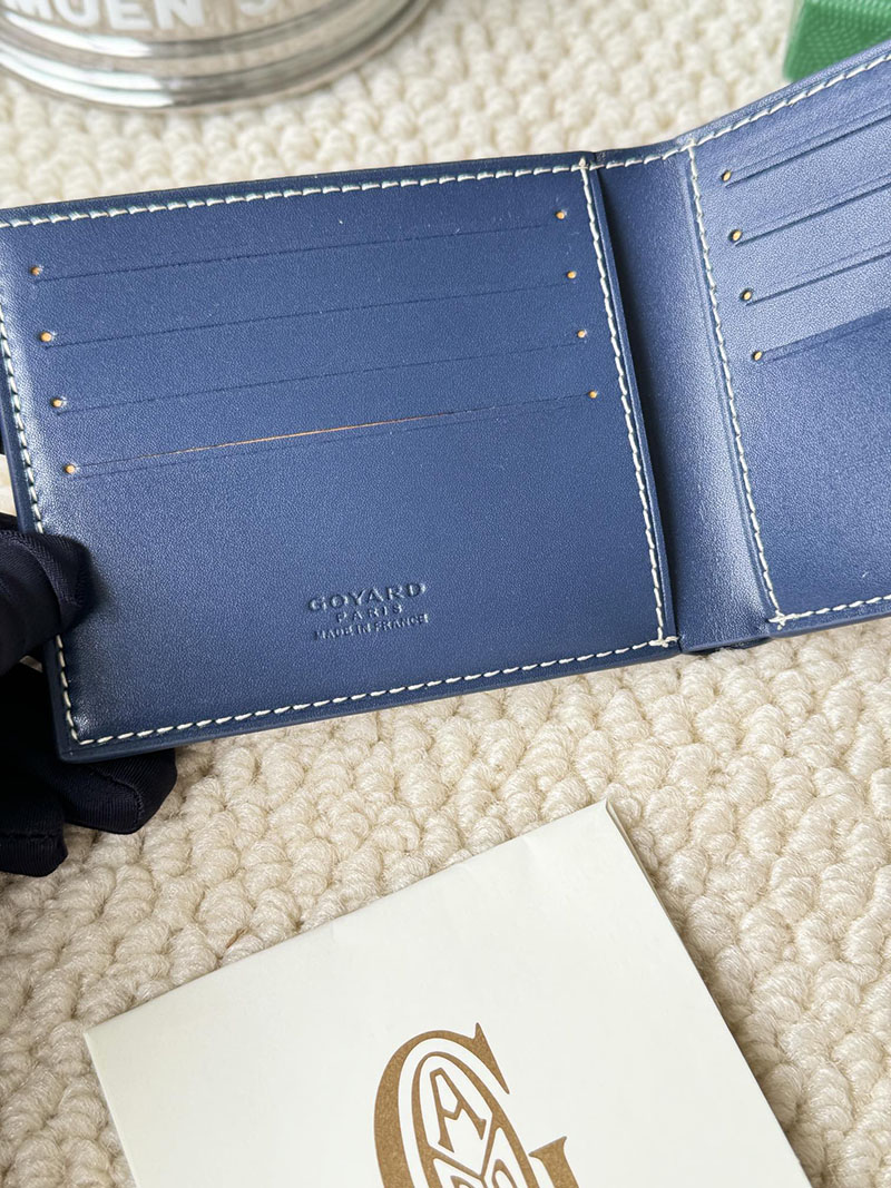 最高級ゴヤールスーパーコピー ゴヤール財布コピー ヴィクトワール ウォレット VICTO8PMLTY12CL12X ネイビーブルー - 画像 (3)