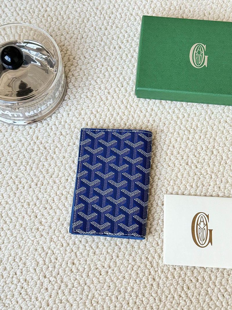 最高級ゴヤールスーパーコピー ゴヤール財布コピー Goyardine Canvas & Vauzelles Calfskin スカイブルー 2409431 - 画像 (6)