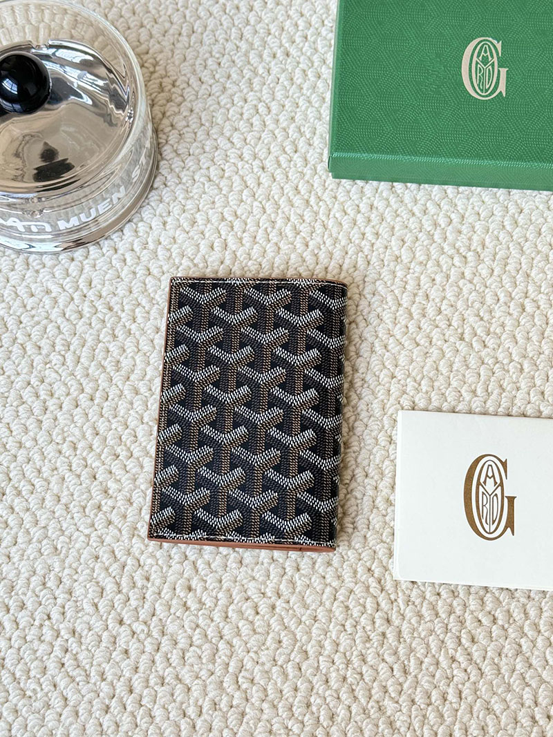 最高級ゴヤールスーパーコピー ゴヤール財布コピー Goyardine Canvas & Vauzelles Calfskin ブラウン ブラック 2409434 - 画像 (6)