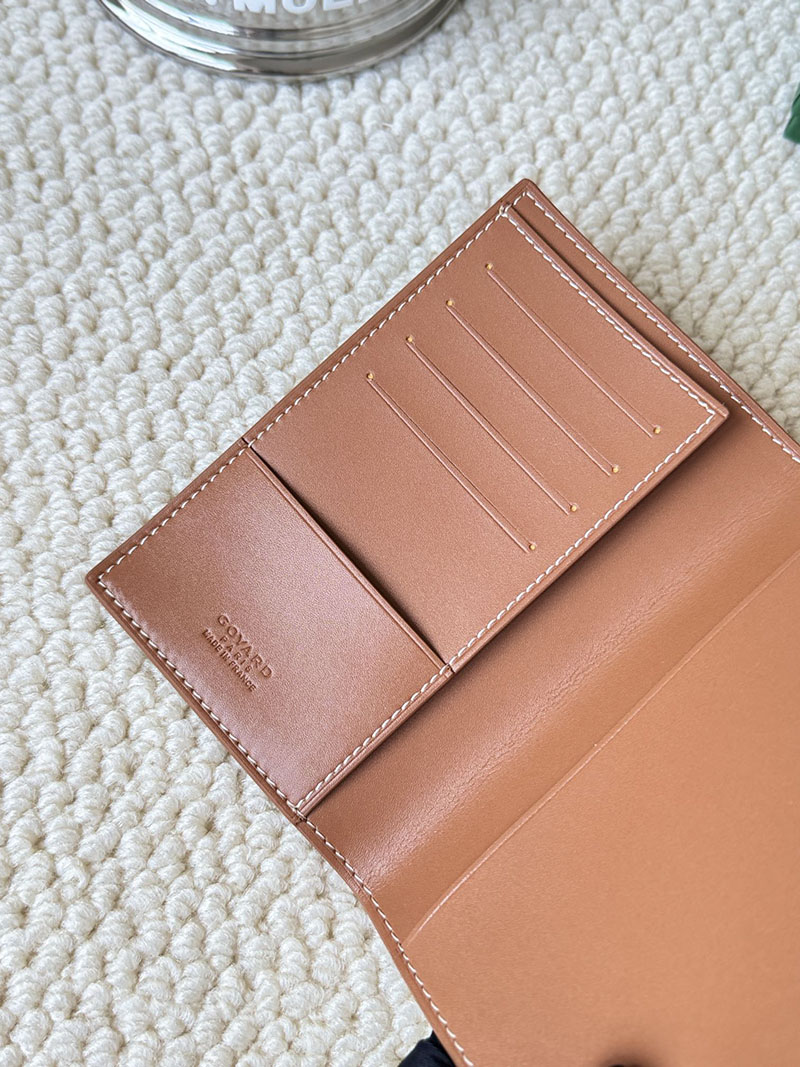 最高級ゴヤールスーパーコピー ゴヤール財布コピー Goyardine Canvas & Vauzelles Calfskin ブラウン ブラック 2409434 - 画像 (3)