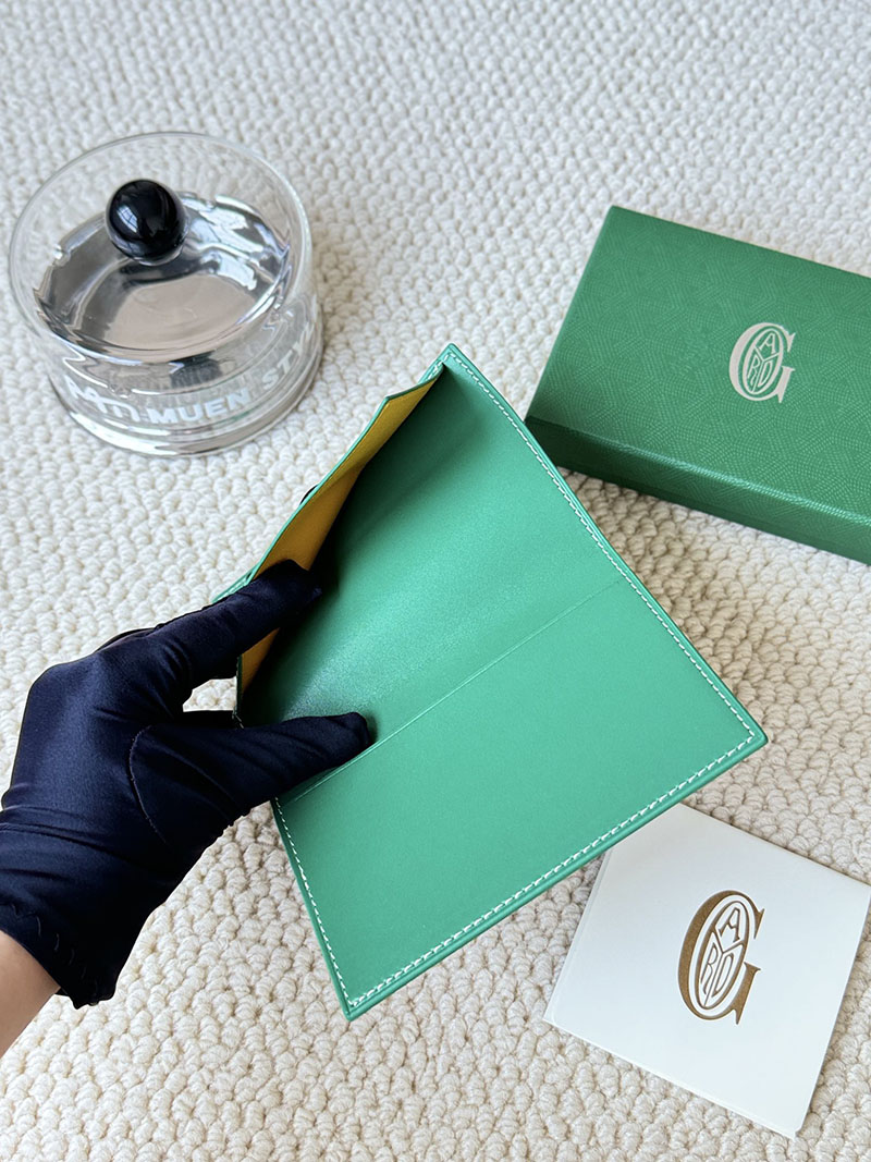 最高級ゴヤールスーパーコピー ゴヤール財布コピー Goyardine Canvas & Vauzelles Calfskin グリーン 2409435 - 画像 (2)