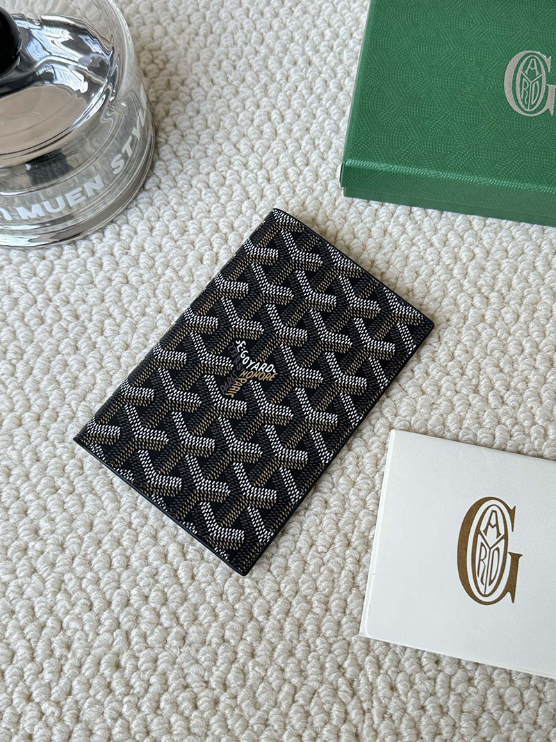 最高級ゴヤールスーパーコピー ゴヤール財布コピー Goyardine Canvas & Vauzelles Calfskin ブラック 2409438 - 画像 (5)