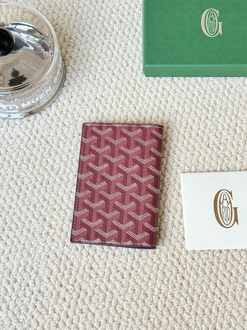 最高級ゴヤールスーパーコピー ゴヤール財布コピー Goyardine Canvas & Vauzelles Calfskin バーガンディ 2409440 - 画像 (6)
