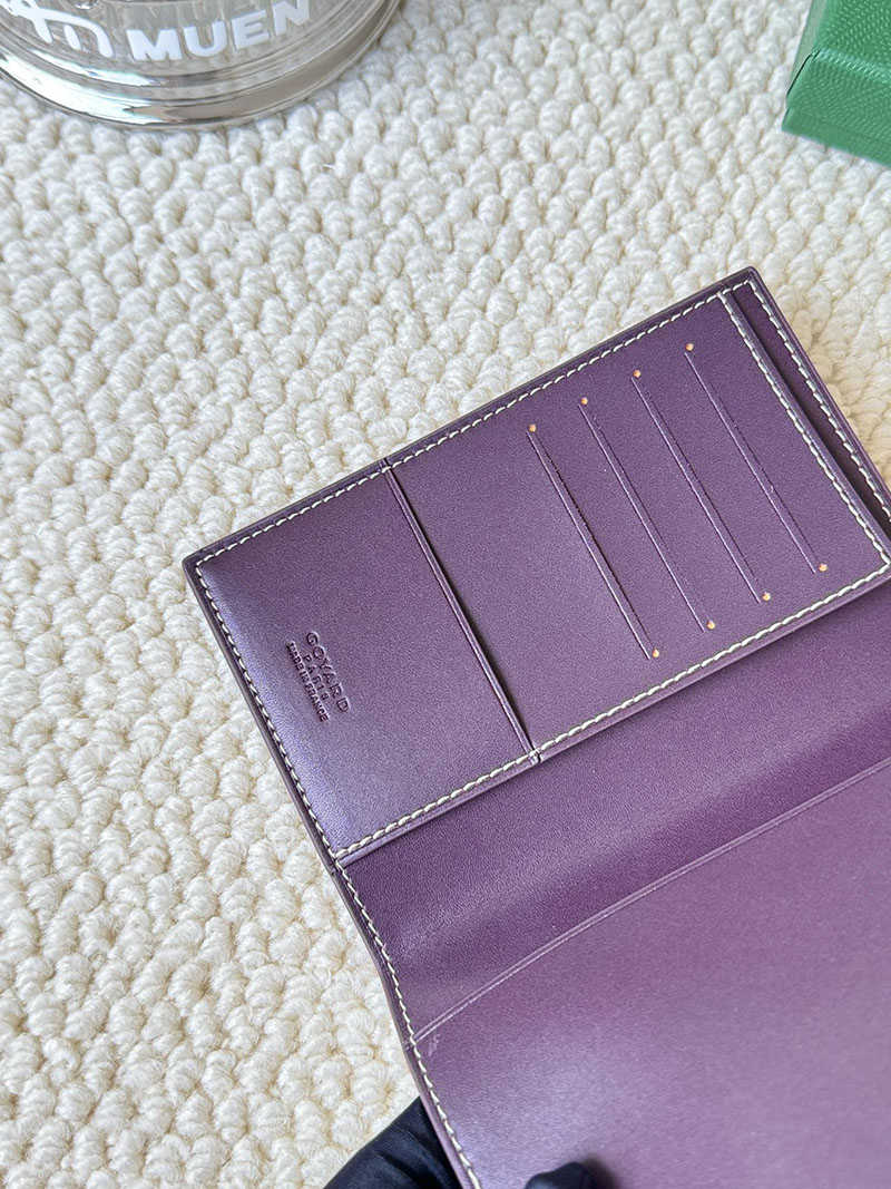 最高級ゴヤールスーパーコピー ゴヤール財布コピー Goyardine Canvas & Vauzelles Calfskin バーガンディ 2409440 - 画像 (2)