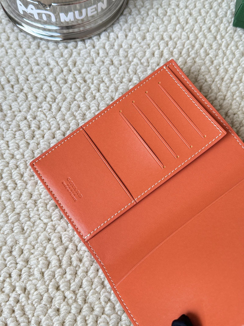 最高級ゴヤールスーパーコピー ゴヤール財布コピー Goyardine Canvas & Vauzelles Calfskin オレンジ 2409441 - 画像 (3)