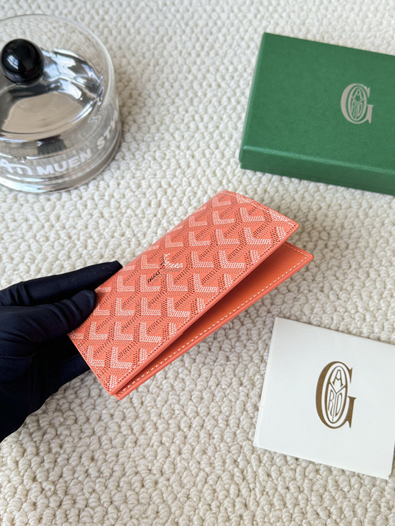 最高級ゴヤールスーパーコピー ゴヤール財布コピー Goyardine Canvas & Vauzelles Calfskin オレンジ 2409441 - 画像 (2)