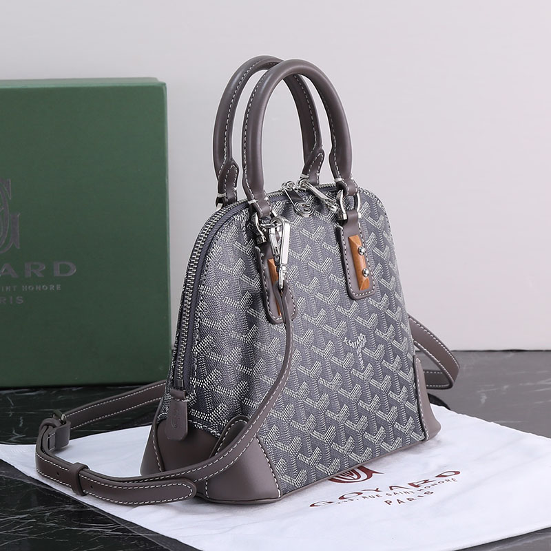 N品 GOYARD ゴヤール ヴァンドーム ミニバッグ VENDO2MINTY33CL33P グレー シルバー金具 激安優良店 - 画像 (9)