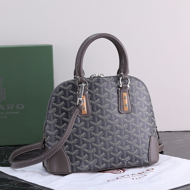 N品 GOYARD ゴヤール ヴァンドーム ミニバッグ VENDO2MINTY33CL33P グレー シルバー金具 激安優良店 - 画像 (8)