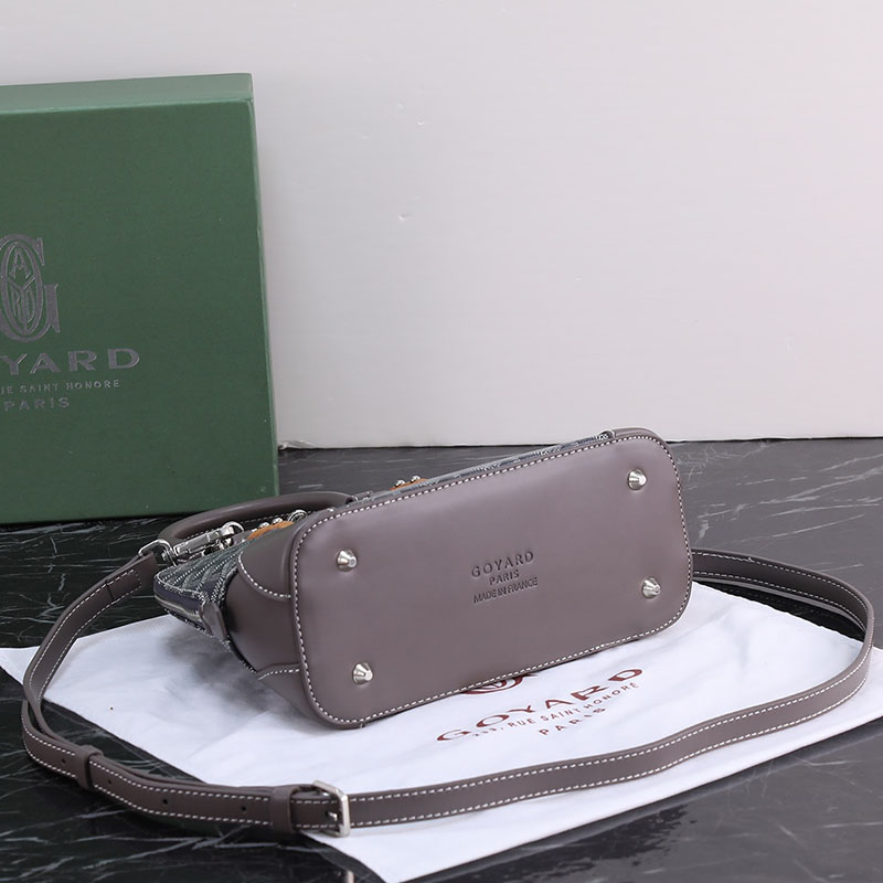 N品 GOYARD ゴヤール ヴァンドーム ミニバッグ VENDO2MINTY33CL33P グレー シルバー金具 激安優良店 - 画像 (7)