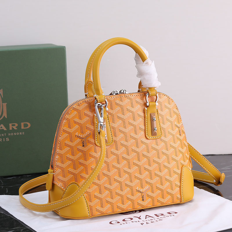 N品 GOYARD ゴヤール ヴァンドーム ミニバッグ VENDO2MINTY08CL08P イエロー シルバー金具 激安優良店 - 画像 (8)
