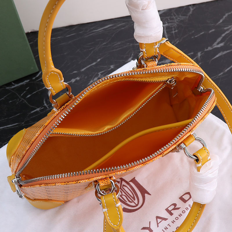 N品 GOYARD ゴヤール ヴァンドーム ミニバッグ VENDO2MINTY08CL08P イエロー シルバー金具 激安優良店 - 画像 (2)
