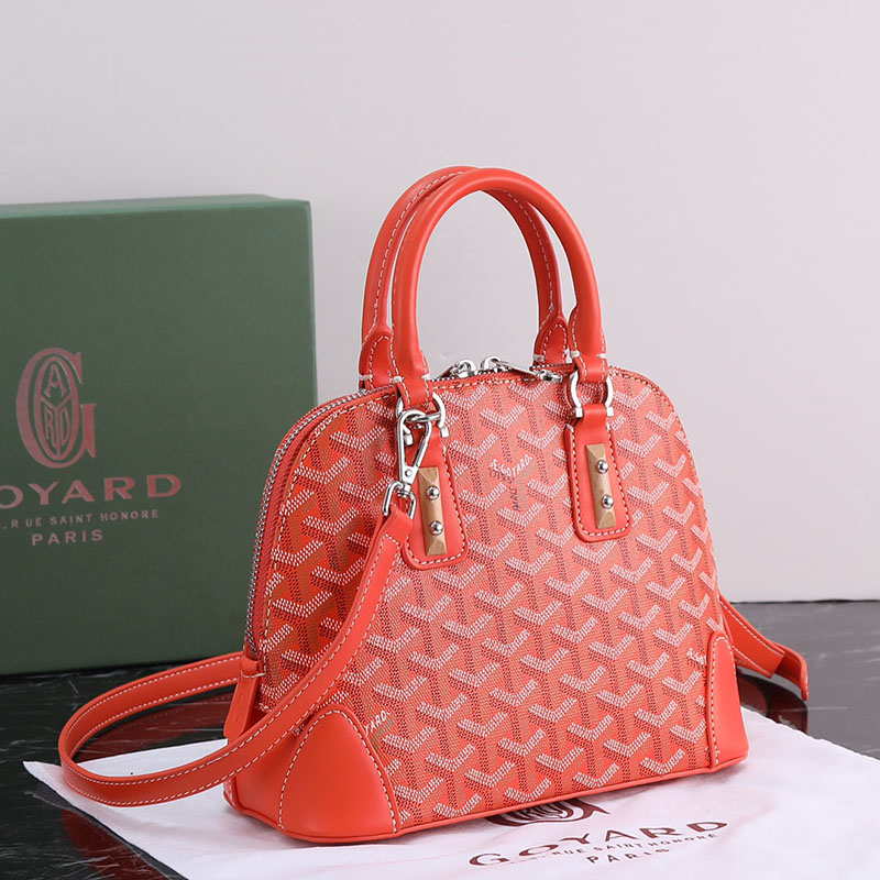 N品 GOYARD ゴヤール ヴァンドーム ミニバッグ VENDO2MINTY07CL07P オレンジ シルバー金具 激安優良店 - 画像 (8)