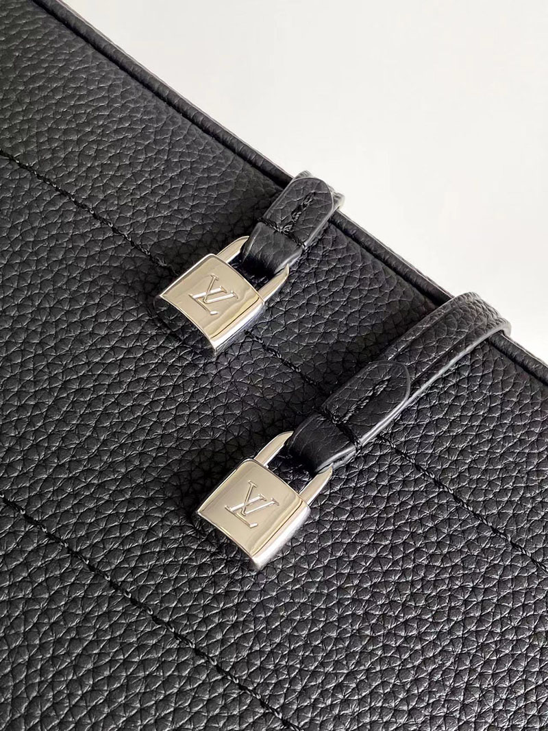 ルイヴィトン トートバッグ 新作 フロール NM ノワール M12139 パーフォレーション ゴールド金具 - 画像 (6)