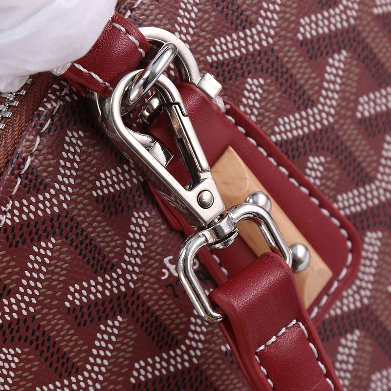 N品 GOYARD ゴヤール ヴァンドーム ミニバッグ VENDO2MINTY33CL33P バーガンディ シルバー金具 激安優良店 - 画像 (6)