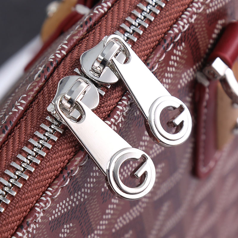 N品 GOYARD ゴヤール ヴァンドーム ミニバッグ VENDO2MINTY33CL33P バーガンディ シルバー金具 激安優良店 - 画像 (5)