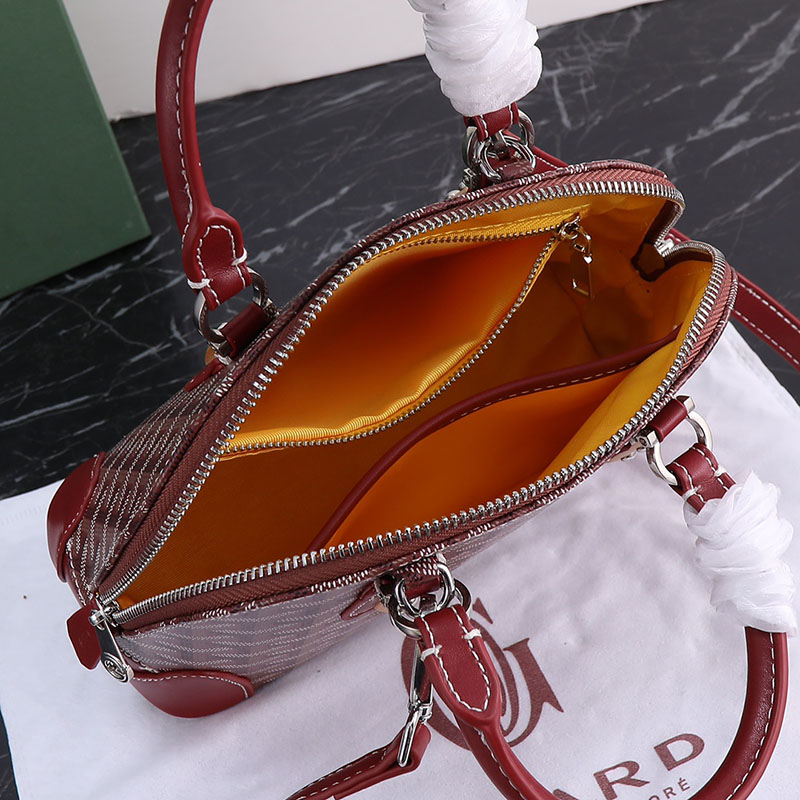 N品 GOYARD ゴヤール ヴァンドーム ミニバッグ VENDO2MINTY33CL33P バーガンディ シルバー金具 激安優良店 - 画像 (2)