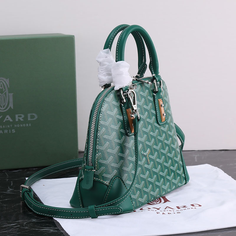 N品 GOYARD ゴヤール ヴァンドーム ミニバッグ VENDO2MINTY09CL09P グリーン シルバー金具 激安優良店 - 画像 (9)