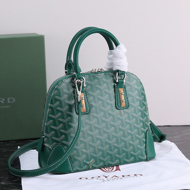 N品 GOYARD ゴヤール ヴァンドーム ミニバッグ VENDO2MINTY09CL09P グリーン シルバー金具 激安優良店 - 画像 (8)