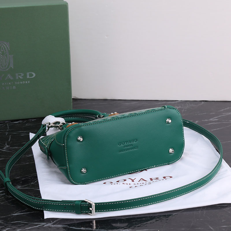 N品 GOYARD ゴヤール ヴァンドーム ミニバッグ VENDO2MINTY09CL09P グリーン シルバー金具 激安優良店 - 画像 (7)