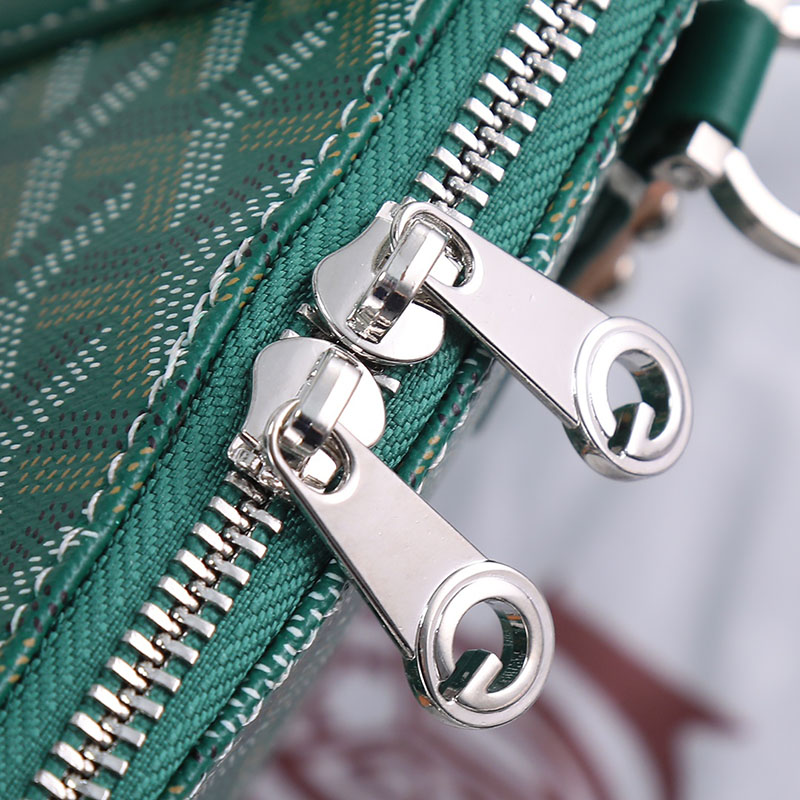 N品 GOYARD ゴヤール ヴァンドーム ミニバッグ VENDO2MINTY09CL09P グリーン シルバー金具 激安優良店 - 画像 (6)