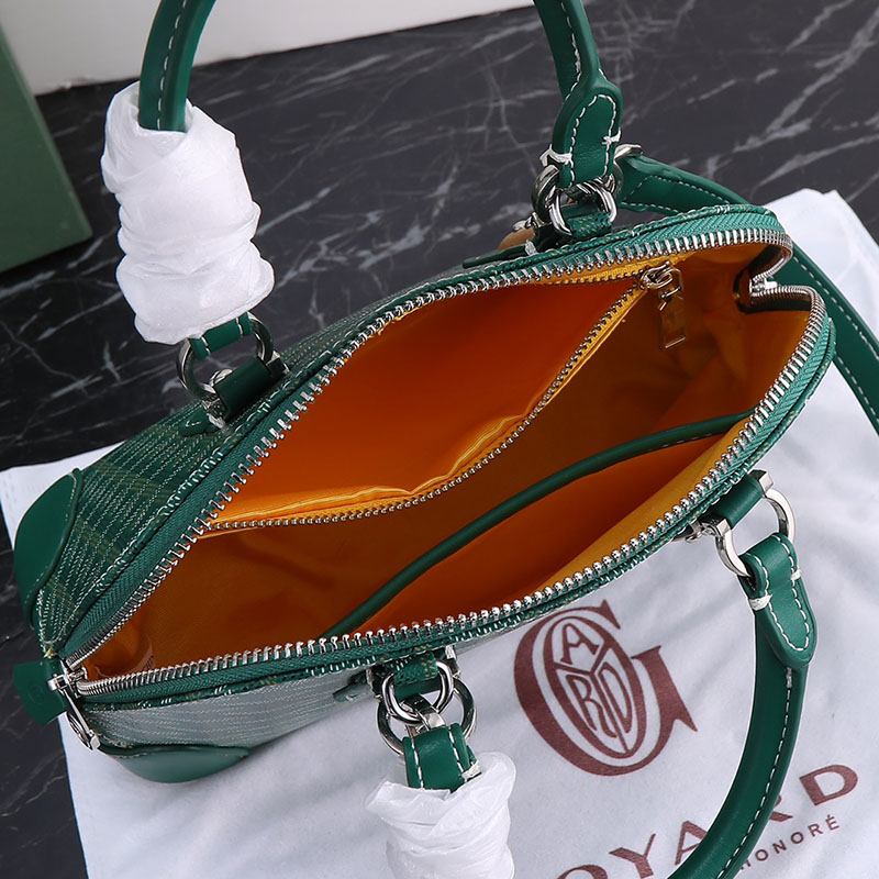 N品 GOYARD ゴヤール ヴァンドーム ミニバッグ VENDO2MINTY09CL09P グリーン シルバー金具 激安優良店 - 画像 (2)