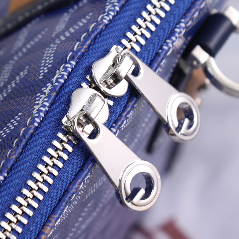N品 GOYARD ゴヤール ヴァンドーム ミニバッグ VENDO2MINTY12CL12P ネイビーブルー シルバー金具 激安優良店 - 画像 (5)